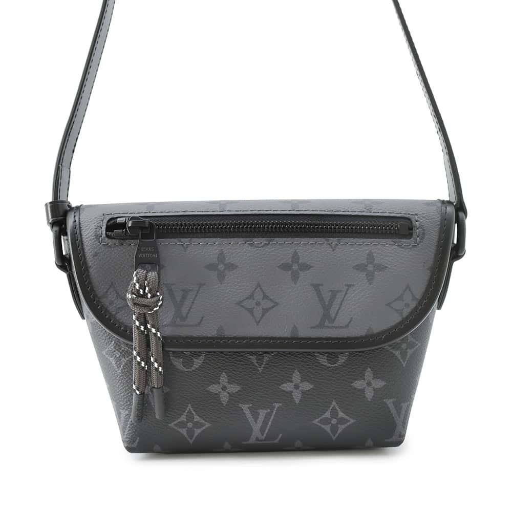 Louis Vuitton Eclipse Black Reverse Pulse Bum Bag… - image 1